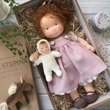 🎁The Best Gift for Kids-Handmade Waldorf Doll👧(Buy2 Free Shipping)