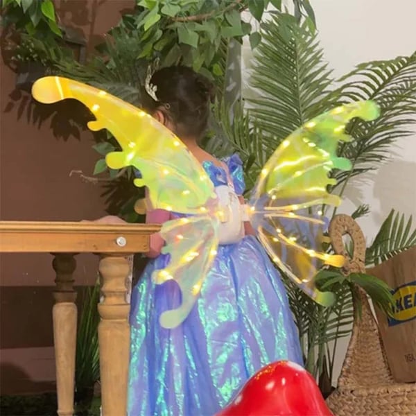 🦋🧚‍♀Electric Butterfly Elf Wings with Glowing Lights