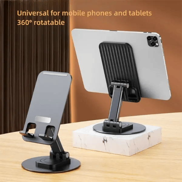 Folding computer phone holder in aluminium alloy