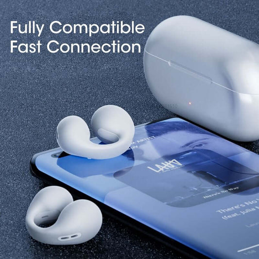 Wireless Ear Clip Bone Conduction Headphones