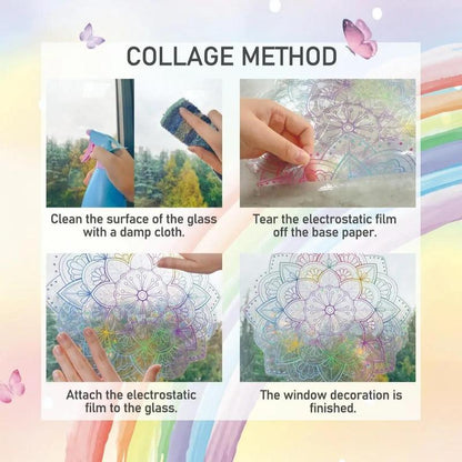 🌸Floral Pattern Window Sticker