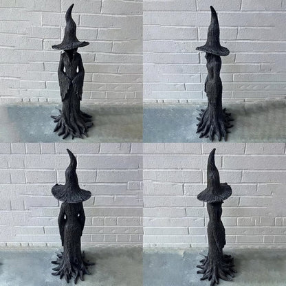 🧙‍♀️💫Hand-Painted Enchanting Witch Statue: The Guardian of Your Home (✨Same as in the video)