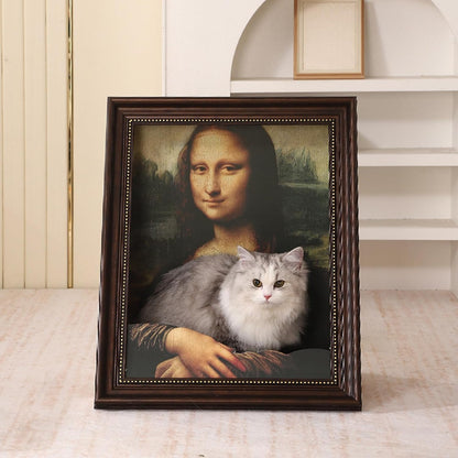 Mona Lisa Cat Scratcher Bed