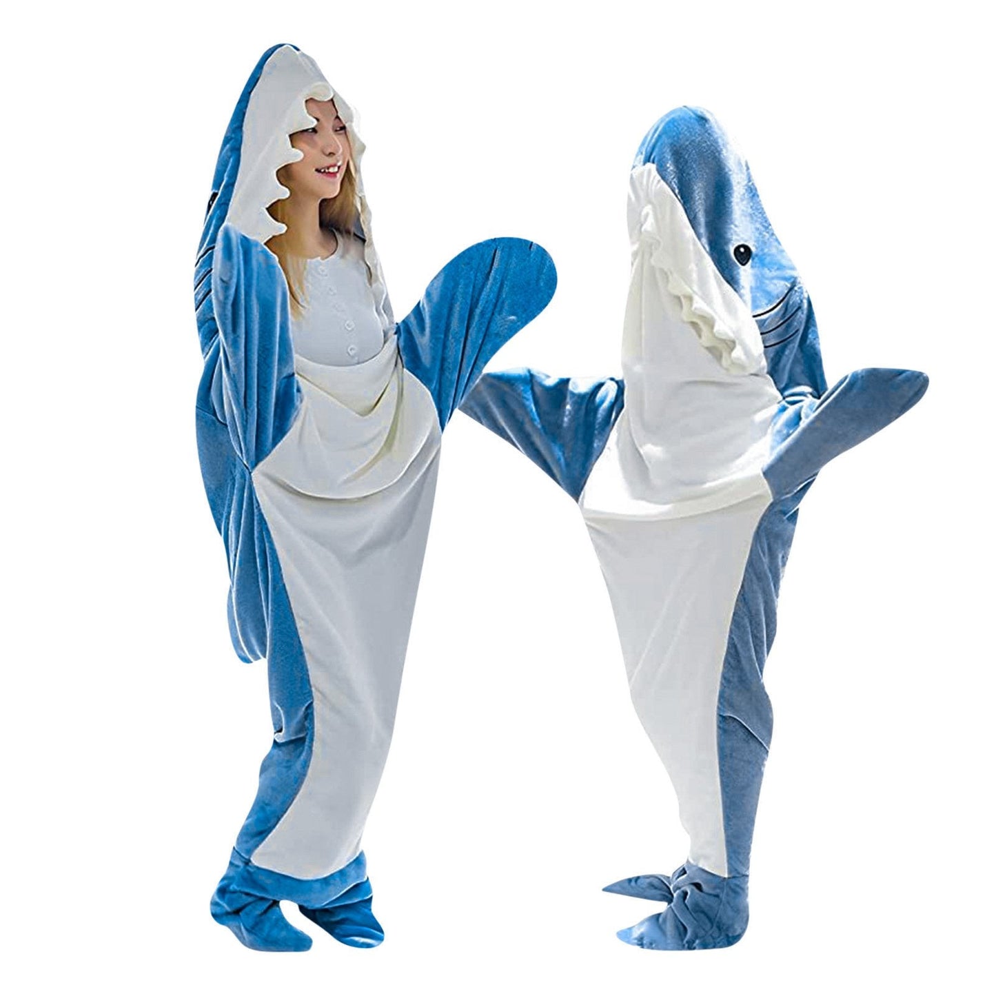 Shark Blanket Walking on the beach