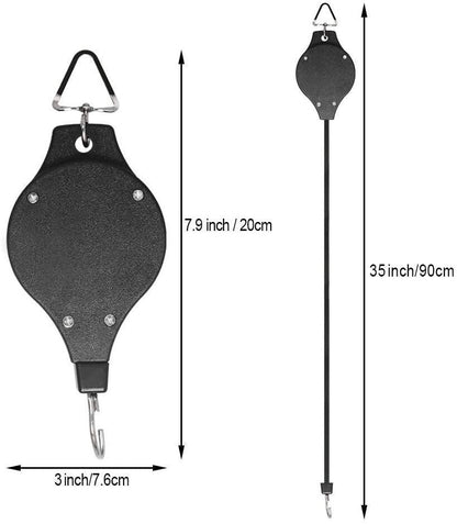 Plant Pulley Set For Garden Baskets Pots