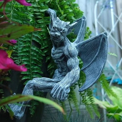 Dragon Winged Gargoyle Fence Hanger