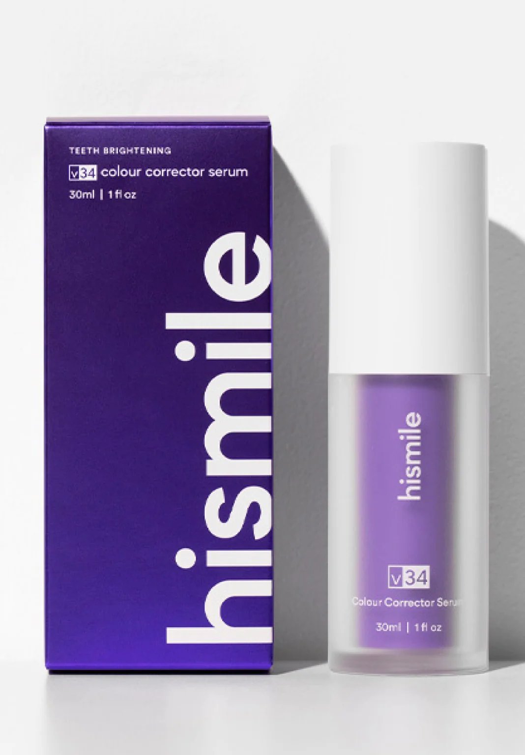 New V34 Series Toothpaste Purple Color Corrector