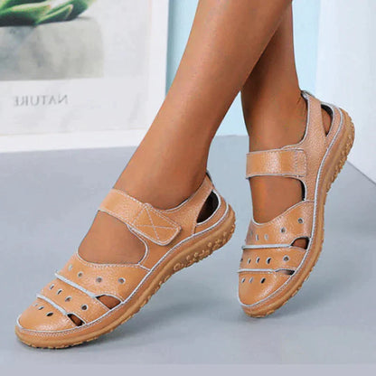 Women's Hollow Hook Flat Sandals