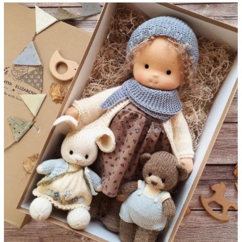 🎁The Best Gift for Kids-Handmade Waldorf Doll👧(Buy2 Free Shipping)