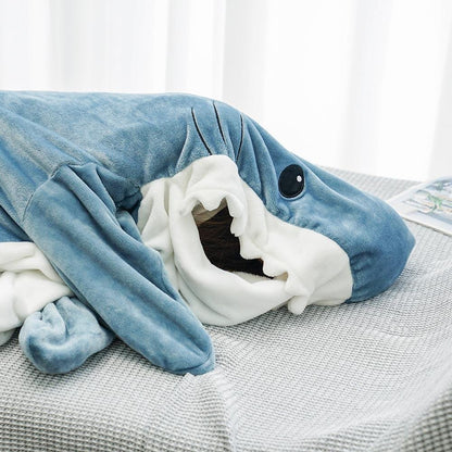 Shark Blanket Walking on the beach