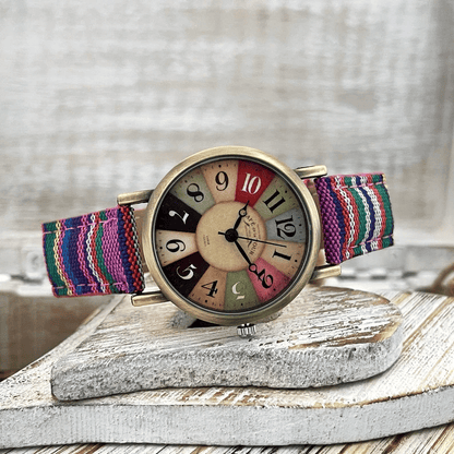 Boho hippie steampunk watch