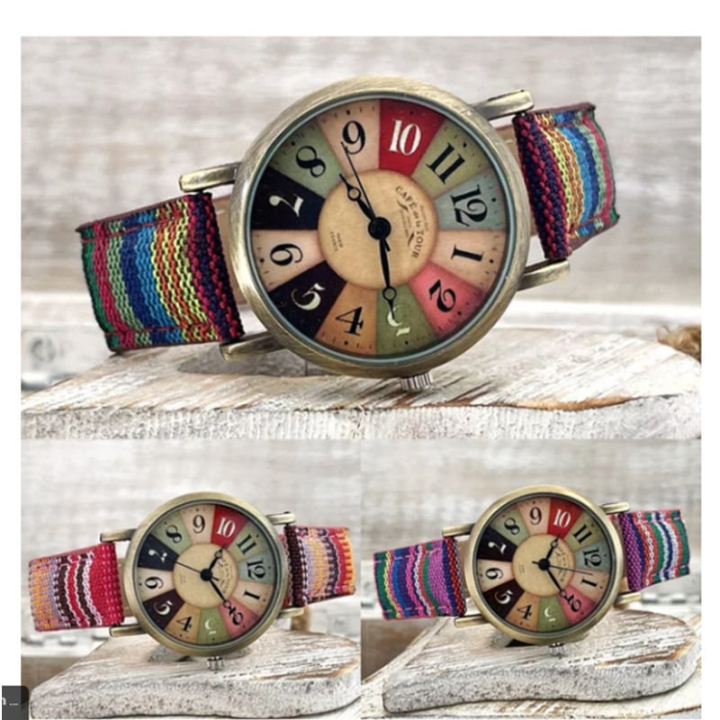 Boho hippie steampunk watch