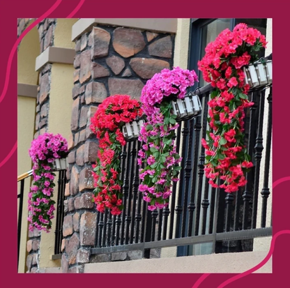 🌺Vivid Artificial Hanging Orchid Bunch